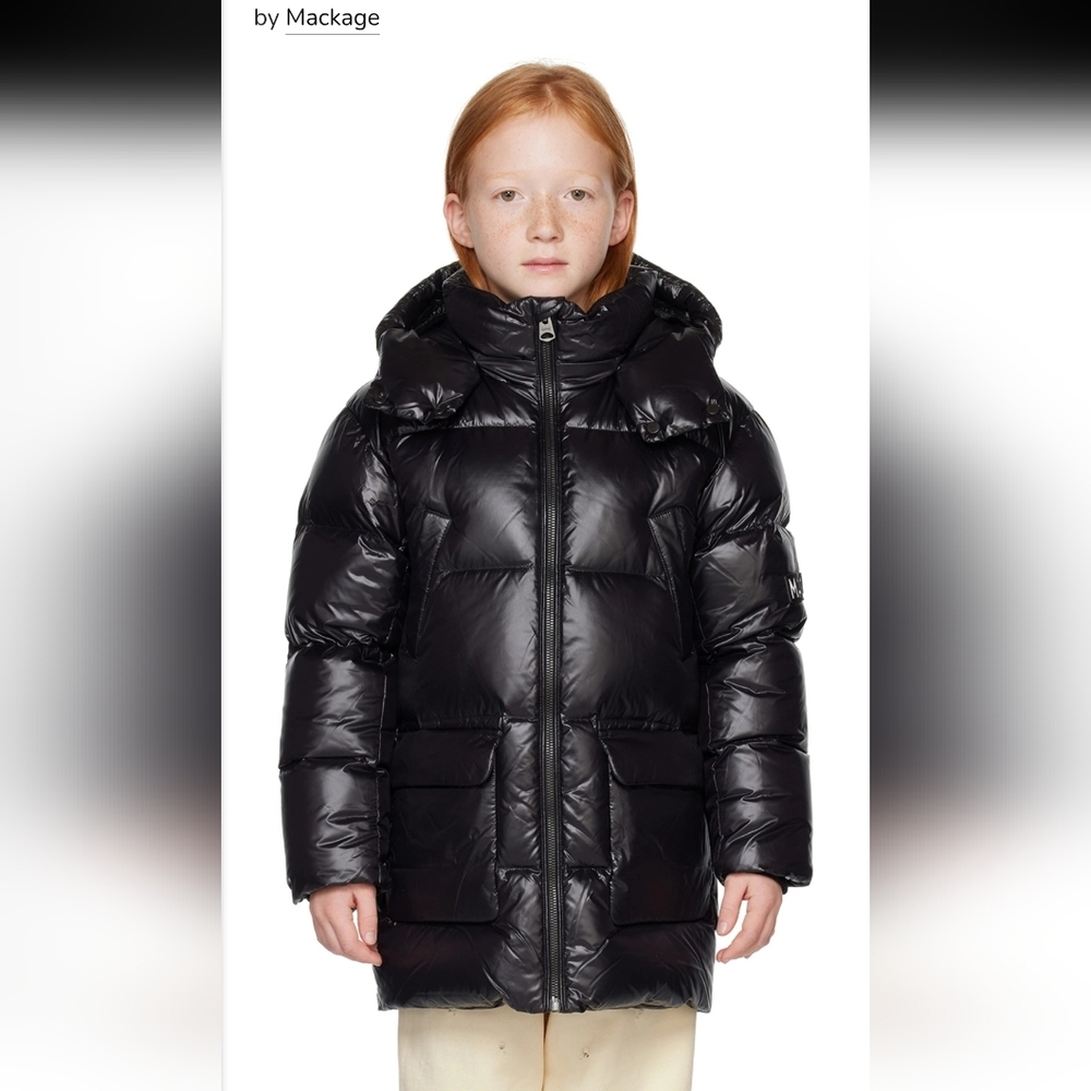 MACKAGE Kids Black Kennie-LUS Down Coat